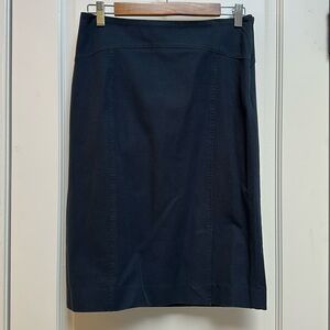 Banana Republic navy pencil skirt